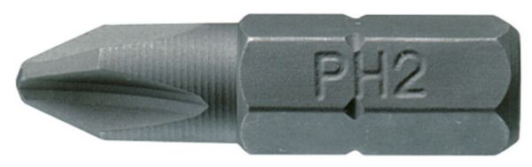 Picture of Teng Tools 1/4" PH Bits 25mm PH1 ×3 - PH2500103