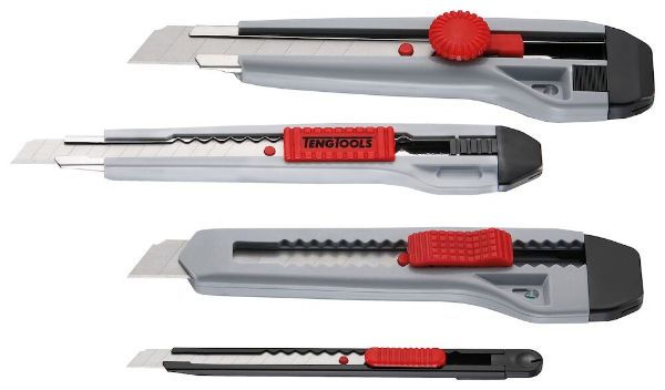 Picture of Teng Tools Snap Off Knife Set 4 Pieces - 710S