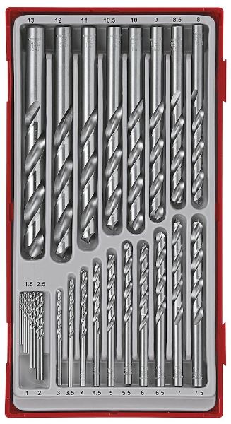 Picture of Teng Tools Drill Bit Set 1.0-13.0 mm TT1 28 Pieces - TTDB28