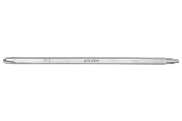 Picture of Teng Tools Double Ended Screwdriver Blade Flat 6.5mm x PH3 - PHF0365