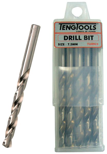 Picture of Teng Tools Drill Bits Fully Ground 1.0mm ×10 - DBX010