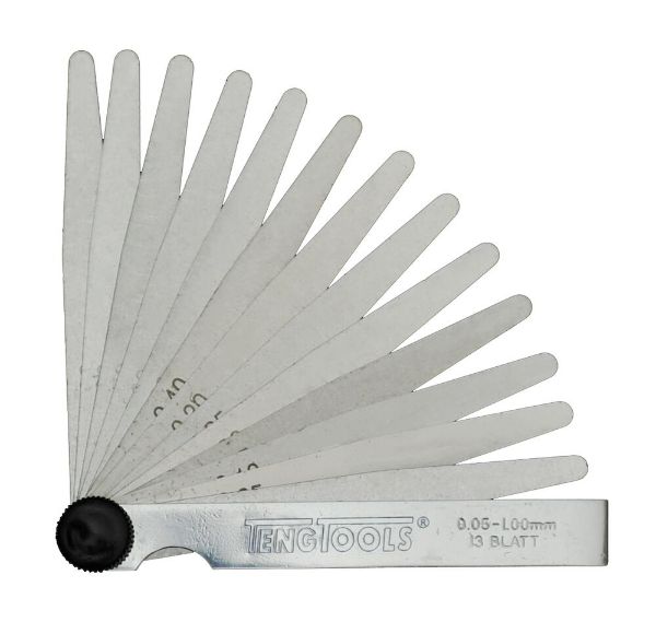 Picture of Teng Tools Feeler Gauge 0,05-1,0mm 100mm 13 Blades - FG13100