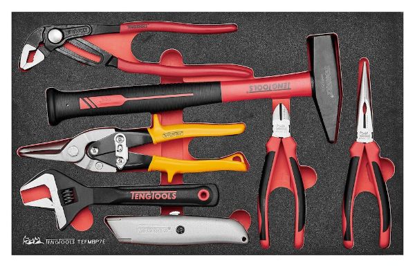 Picture of Teng Tools General Tool Set E FOAM3 7 Pieces - TEFMBP7E