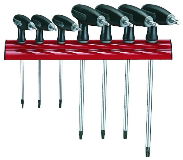Picture of Teng Tools T-Handle TX/TPX Key Set Wall Rack 7 Pieces - WRTX07