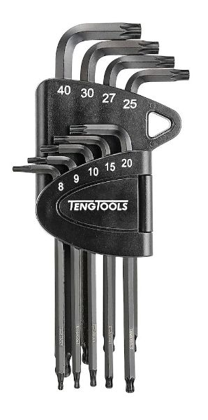 Picture of Teng Tools Ball Point TX Key Set CR-MO 9 Pieces - 1499TX