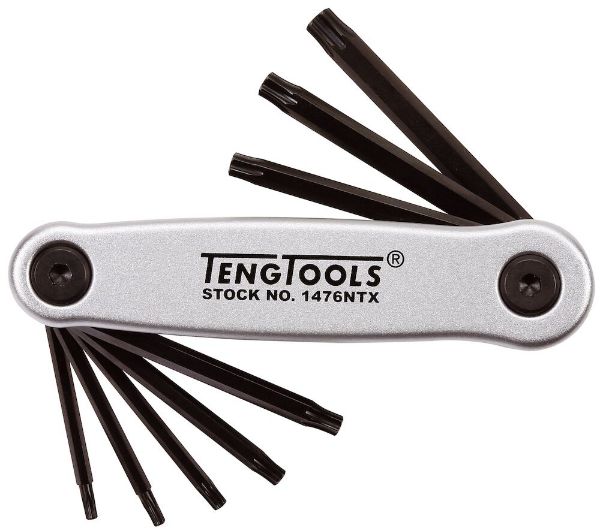 Picture of Teng Tools Folding TX Key Set 8 Pieces - 1476NTX