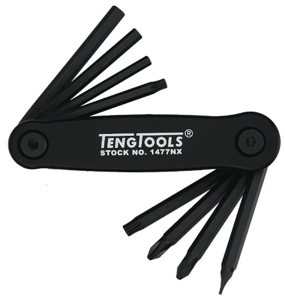 Picture of Teng Tools Folding Key Set Mixed 8 Pieces - 1477NX