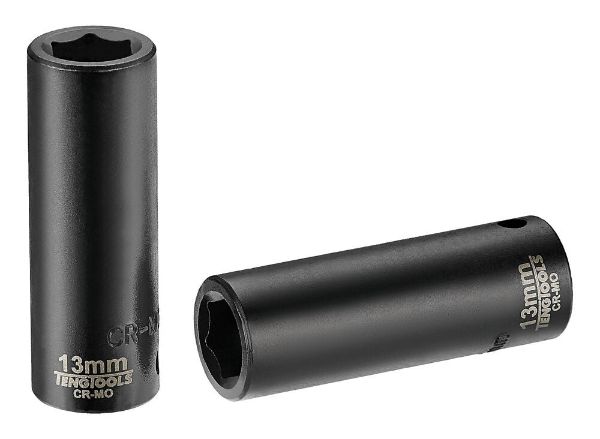 Picture of Teng Tools 3/8" Deep Impact Socket ANSI Metric 13mm - 980613-C