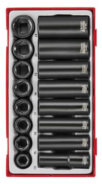 Picture of Teng Tools 1/2" Impact Socket Set ANSI TT1 16 Pieces - TT9116N