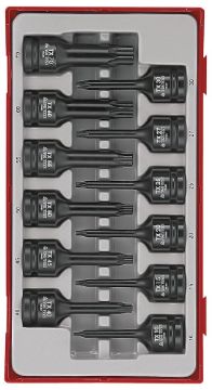 Picture of Teng Tools 1/2" TX Impact Socket Set DIN TT1 12 Pieces - TT9212TX