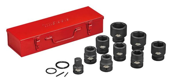 Picture of Teng Tools 1" Impact Cr-Mo socket set with case DIN 27-50mm - 9113