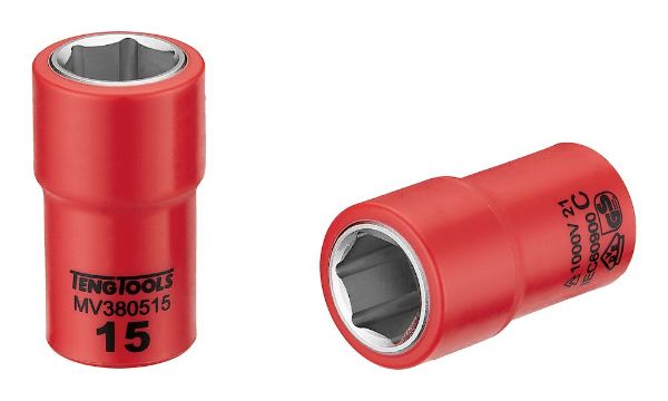 Picture of Teng Tools 3/8" Insulated Socket 15mm - MV380515