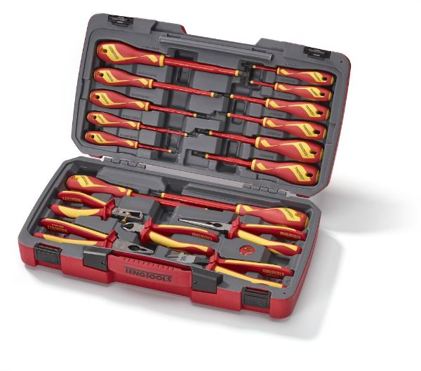 Picture of Teng Tools MECCA PRO Insulated Screwdriver & Plier Set 18 Pieces - TV18N