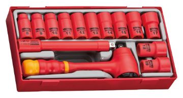 Picture of Teng Tools 3/8" Insulated Socket Set TT1 14 Pieces - TTV3814