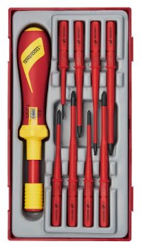 Picture of Teng Tools Insulated Torque Screwdriver Set TT1 9 Pieces - TTVSD09