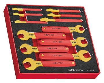 Picture of Teng Tools Insulated Spanner Set FOAM2 12 Pieces - TEDVSP12