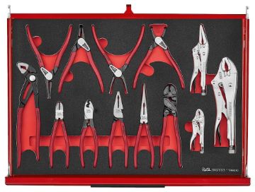 Picture of Teng Tools 26" PRO35™ roller cabinet FOAM tool kit 335 pieces red - TKW26R335F