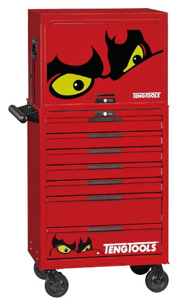 Picture of Teng Tools 26" PRO35™ stack FOAM tool kit 528 pieces red - TKS26R528F