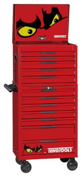 Picture of Teng Tools 26" PRO35™ stack FOAM tool kit 528 pieces red - TKS26R528F