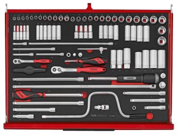 Picture of Teng Tools 26" PRO35™ stack FOAM tool kit 528 pieces red - TKS26R528F
