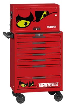 Picture of Teng Tools 26" PRO35™ stack FOAM tool kit 418 pieces red - TKS26R418F