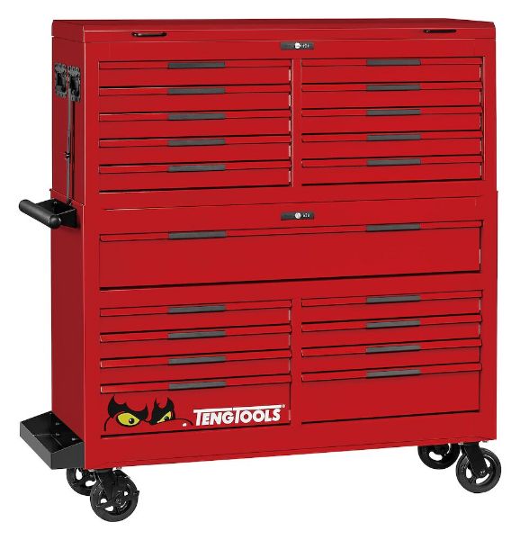 Picture of Teng Tools 53" PRO35™ Monster stack tool kit 1295 pieces red - TKS53R1295T