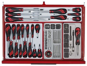 Picture of Teng Tools 53" PRO35™ Monster stack tool kit 1295 pieces red - TKS53R1295T