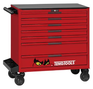 Picture of Teng Tools 37" PRO35™ roller cabinet tool kit 595 pieces red - TKW37R595T