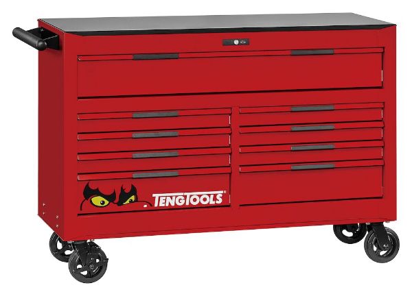 Picture of Teng Tools 53" PRO35™ roller cabinet tool kit 615 pieces red - TKW53R615T