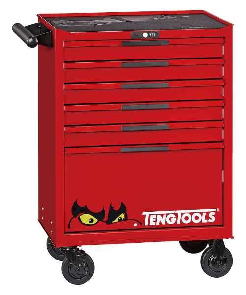 Picture of Teng Tools 26" PRO35™ roller cabinet 6 drawers red - TSW26R6