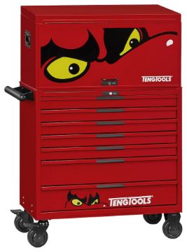 Picture of Teng Tools 37" PRO35™ stack tool storage 12 drawers red - TSS37R12