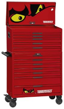 Picture of Teng Tools 37" PRO35™ stack tool storage 12 drawers red - TSS37R12