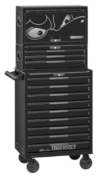 Picture of Teng Tools 26" PRO35™ stack tool storage 16 drawers black - TSS26B16