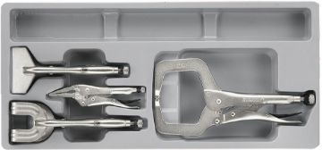 Picture of Teng Tools Power Grip Plier Set TT4 4 Pieces - TTPSPG