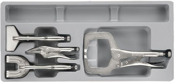 Picture of Teng Tools Power Grip Plier Set TT4 4 Pieces - TTPSPG