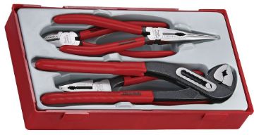 Picture of Teng Tools Plier Set Vinyl Grip TT1 4 Pieces - TT440