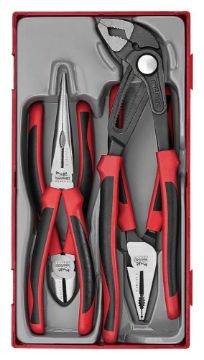 Picture of Teng Tools Plier Set TPR Grip Q TT1 4 Pieces - TT440-TQ