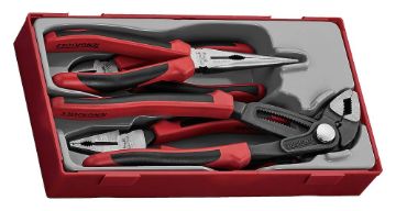 Picture of Teng Tools Plier Set TPR Grip Q TT1 4 Pieces - TT440-TQ