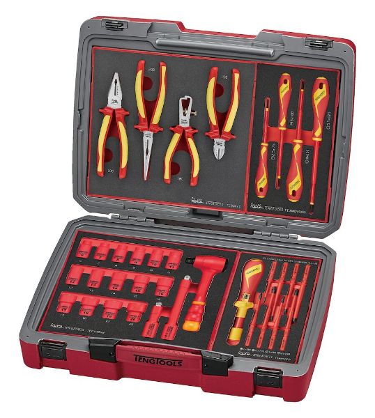 Picture of Teng Tools MECCA PRO TC-6 FOAM Electrician Tool Kit 36 Pieces - TC-6TE04