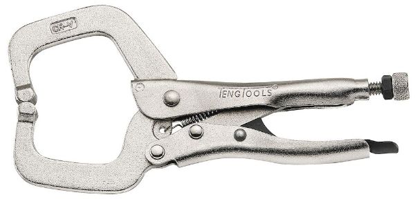 Picture of Teng Tools C Clamp Power Grip Plier Non Pinch 172mm - 406-6S