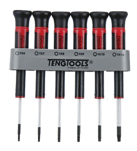 Picture of Teng Tools Mini Screwdriver Set TX 6 Pieces - MDM706TX