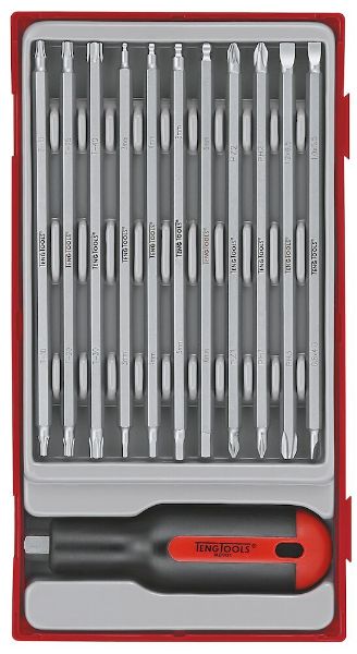 Picture of Teng Tools Screwdriver Blade Set Mixed TT1 12 Pieces - TTMD12D