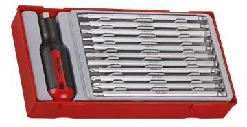 Picture of Teng Tools Screwdriver Blade Set Mixed TT1 12 Pieces - TTMD12D
