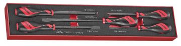 Picture of Teng Tools Power Through Screwdriver Set FOAMX4 5 Pieces - TEXMDTN