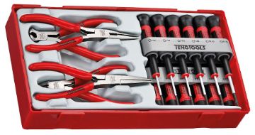 Picture of Teng Tools Mini Pliers & Screwdriver Set TT1 16 Pieces - TTMI16