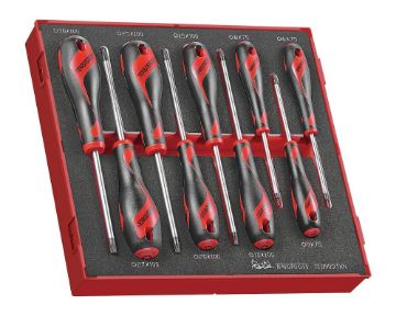 Picture of Teng Tools Screwdriver Set TX FOAM2 9 Pieces - TED909TXN