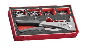 Picture of Teng Tools Rivet Gun Set FOAM1 81 Pieces - TEAHR81