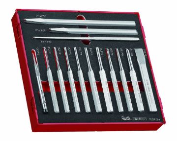 Picture of Teng Tools Punsch & Chisel Set FOAM2 14 Pieces - TEDPC14