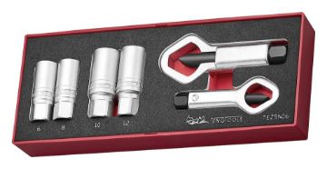 Picture of Teng Tools Extractor and Nut Splitter Set FOAMX2 6 Pieces - TEZSN06