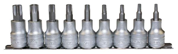 Picture of Teng Tools 1/2" TPX Bit Socket Clip Rail Set 9 Pieces - M1213TPX